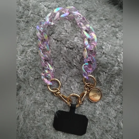 Iridescent Phone Chain- FITS ANY PHONE/CASE - Picture 2 of 3
